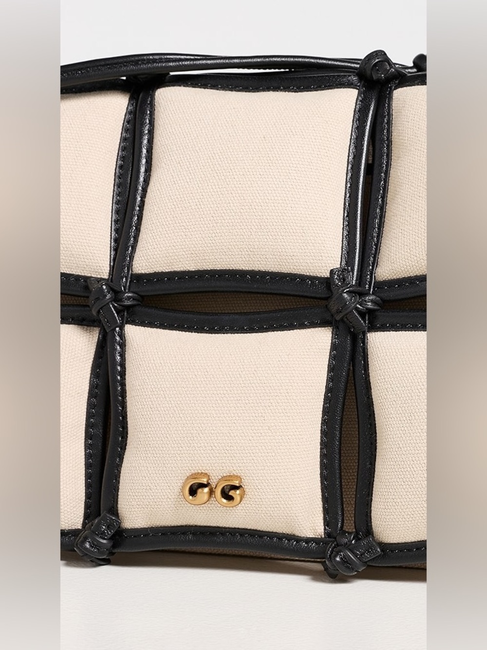 Cult Gaia Puff Crossbody Bag Khaki & Black Nwot comes with dustbag Retail $498 - Picture 10 of 13